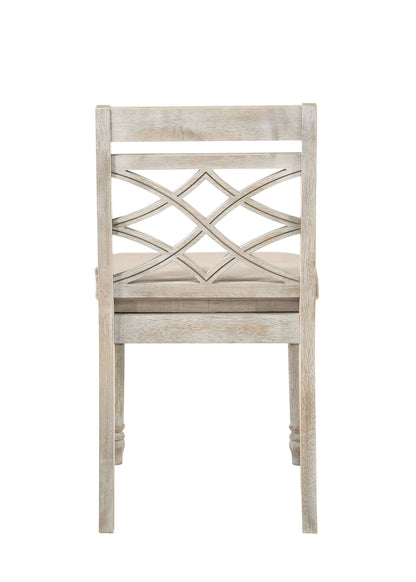 Havanna - Wide Chair With Cushion (Set of 2) - Off White