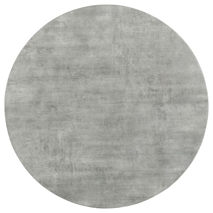 Royceton - Top Dining Table Industrial Round Dining Table - Gray / Black