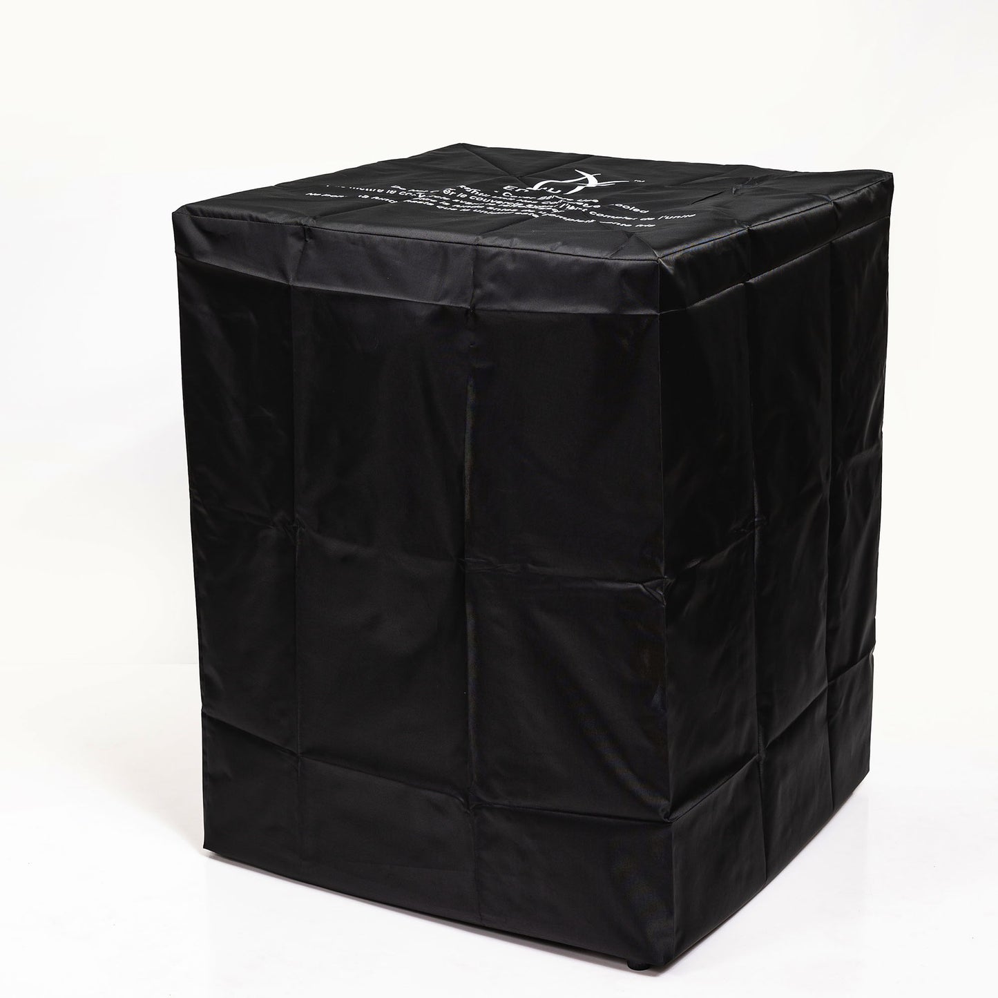 Propane Gas Square Fire Pit, Tile Tabletop With Beautiful Wicker Base For Outside