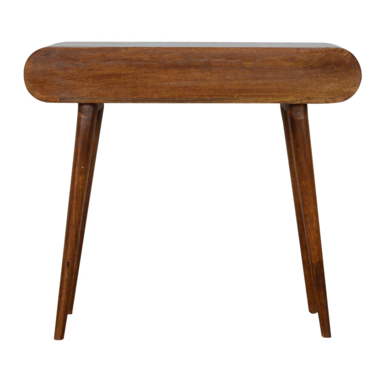 Solid Wood Curved Edge Console Table
