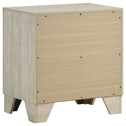 Strout - 4 Piece Queen Bedroom Set With Upholstered Headboard - Rustic