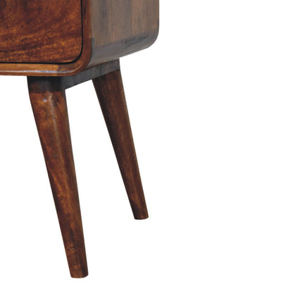 Avora - 3 Drawer Nightstand - Brown