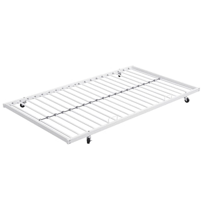 Modern Metal Bunk Bed With Dual Side Ladder And Metal Desig
