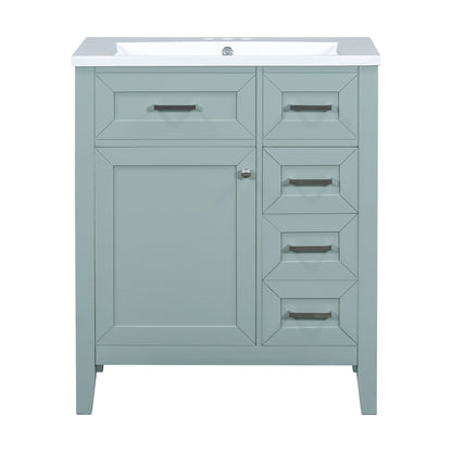 Modern Bathroom Vanity With Sink Combo, 3 Drawers