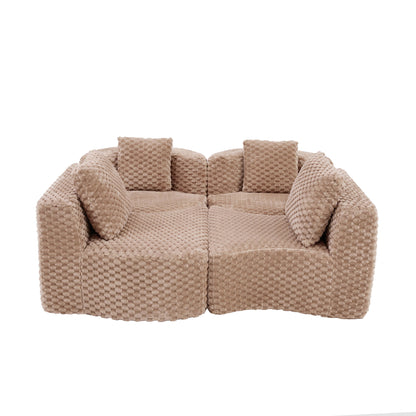 Modular Sectional Sofa With Free Combination Design