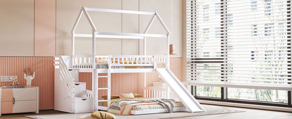 House Bunk Bed With Slide