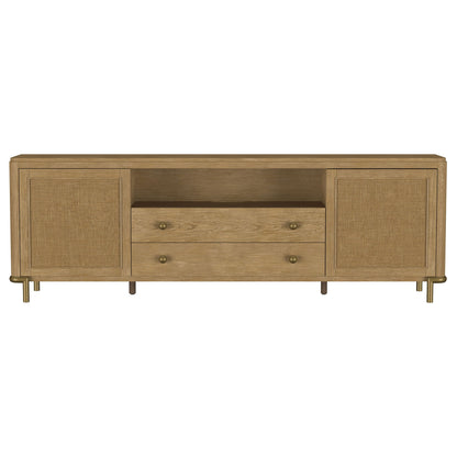 Benson - 2 Door TV Stand With Dual Drawers
