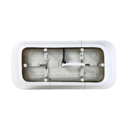 Gloss Freestanding Bathtub With Overflow & Pop Up Drain, Stand Alone Soaking Tub