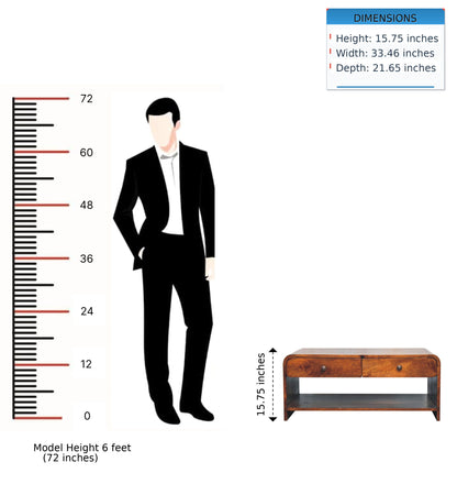 Aspen - Slim Coffee Table - Dark Brown