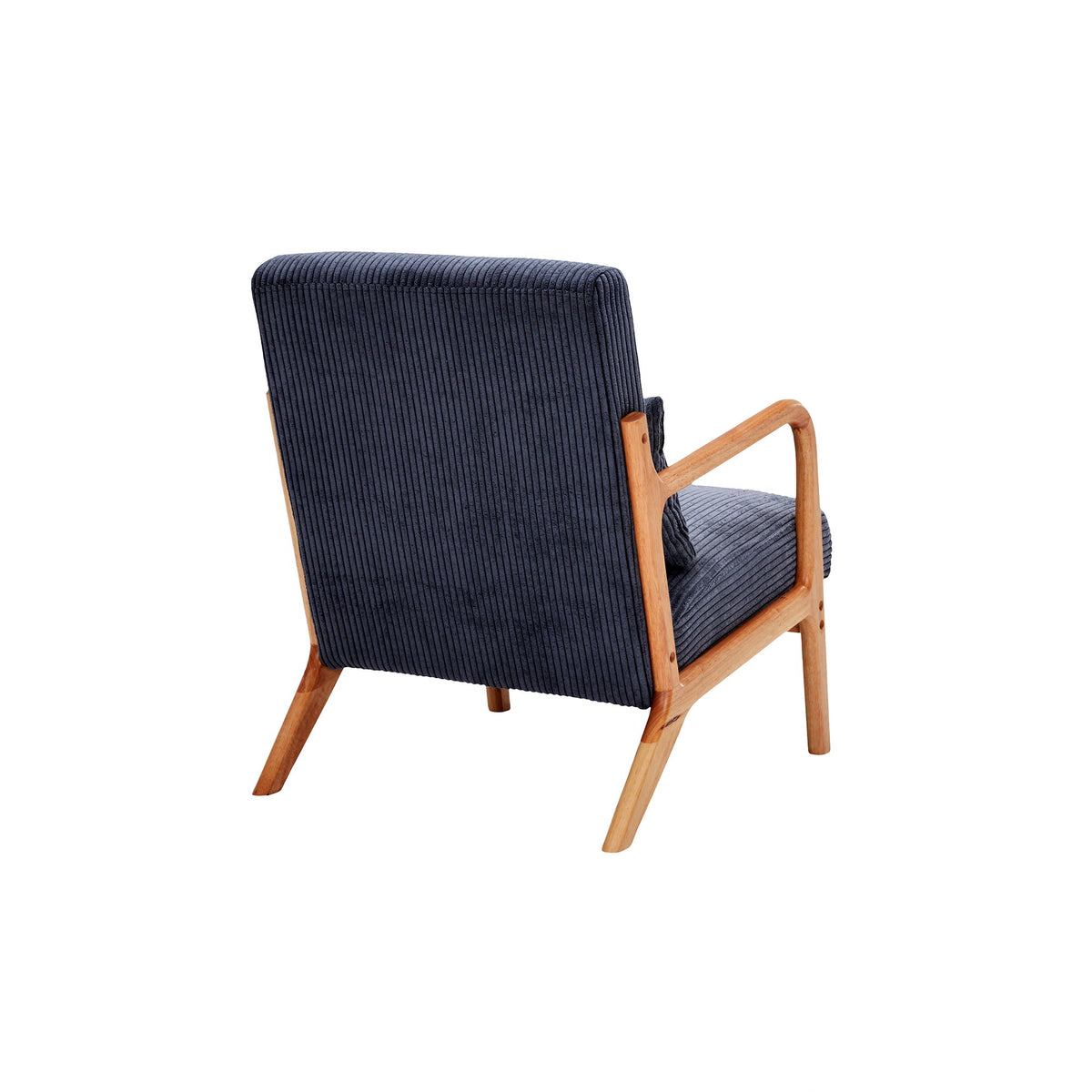 Accent Arm Chair With Pillow Upholstered