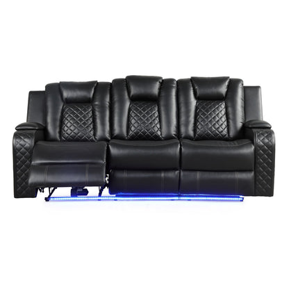 Benz - Power Reclining Sofa With LED Lighting