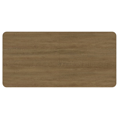 Benson - Extension Leaf Dining Table With Trestle Base - Sand