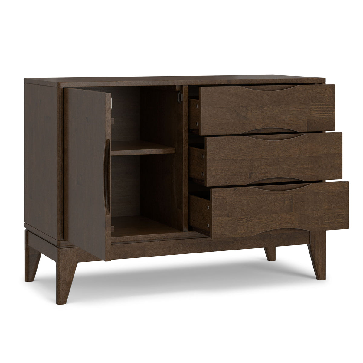 Harper - 3 Drawer Sideboard - Walnut Brown