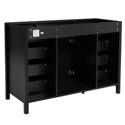 Bathroom Vanity Cabinet Only With 2 Soft Close Doors And 8 Drawers