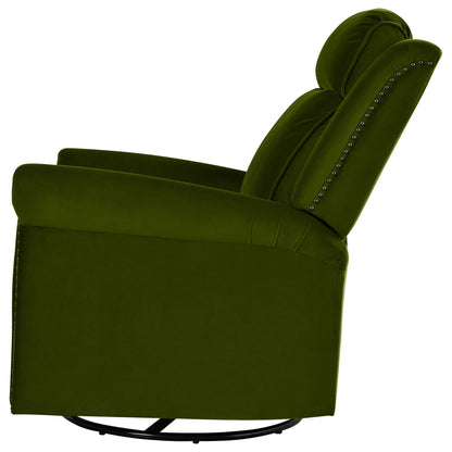 360 Degrees Swivel Recliner Manual Rocking Recliner Home With Adjustable Backrest