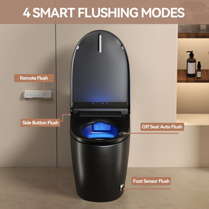 Smart Bidet Toilet With Auto Open / Close Seat