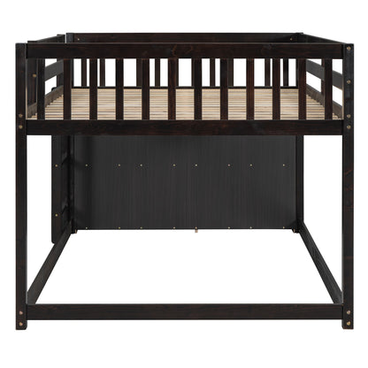 Bunk Bed With 4 Drawers And 3 Shelves