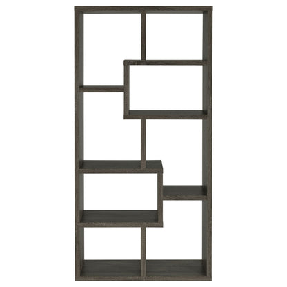 8 Shelf Geometric Bookcase