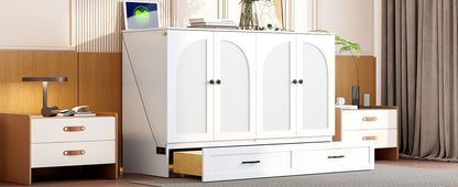 Murphy Bed With Large Drawers