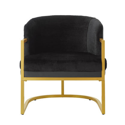Upholstered Reading Accent Armchair For Living Room
