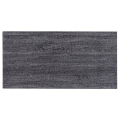 Rectangular Writing Desk, Compact Size For Home Office - Gray
