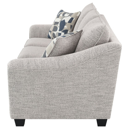 Mingle ] Upholstered Sofa - Light Gray