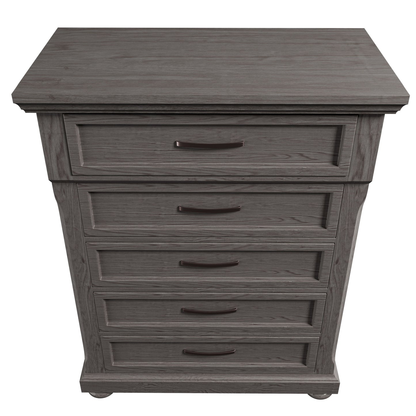 1 Piece Chest With Unique Legs - Antique Gray