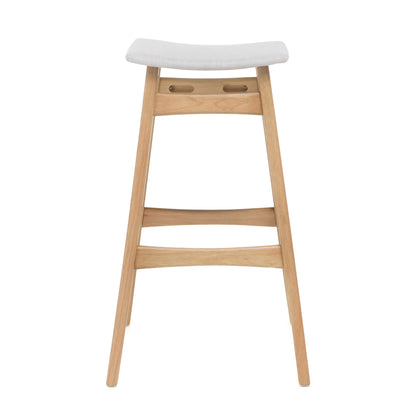 Modern Bar Stool Set With Upholstered Seating