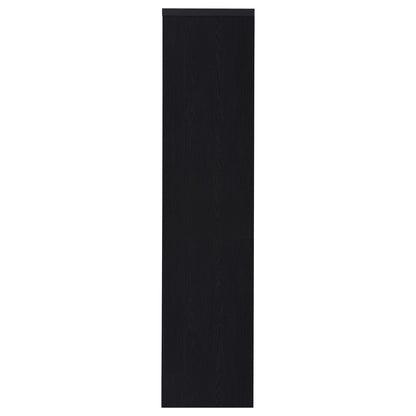 Sloat - 3 Shelf Media Tower With Cabinet Storage - Black