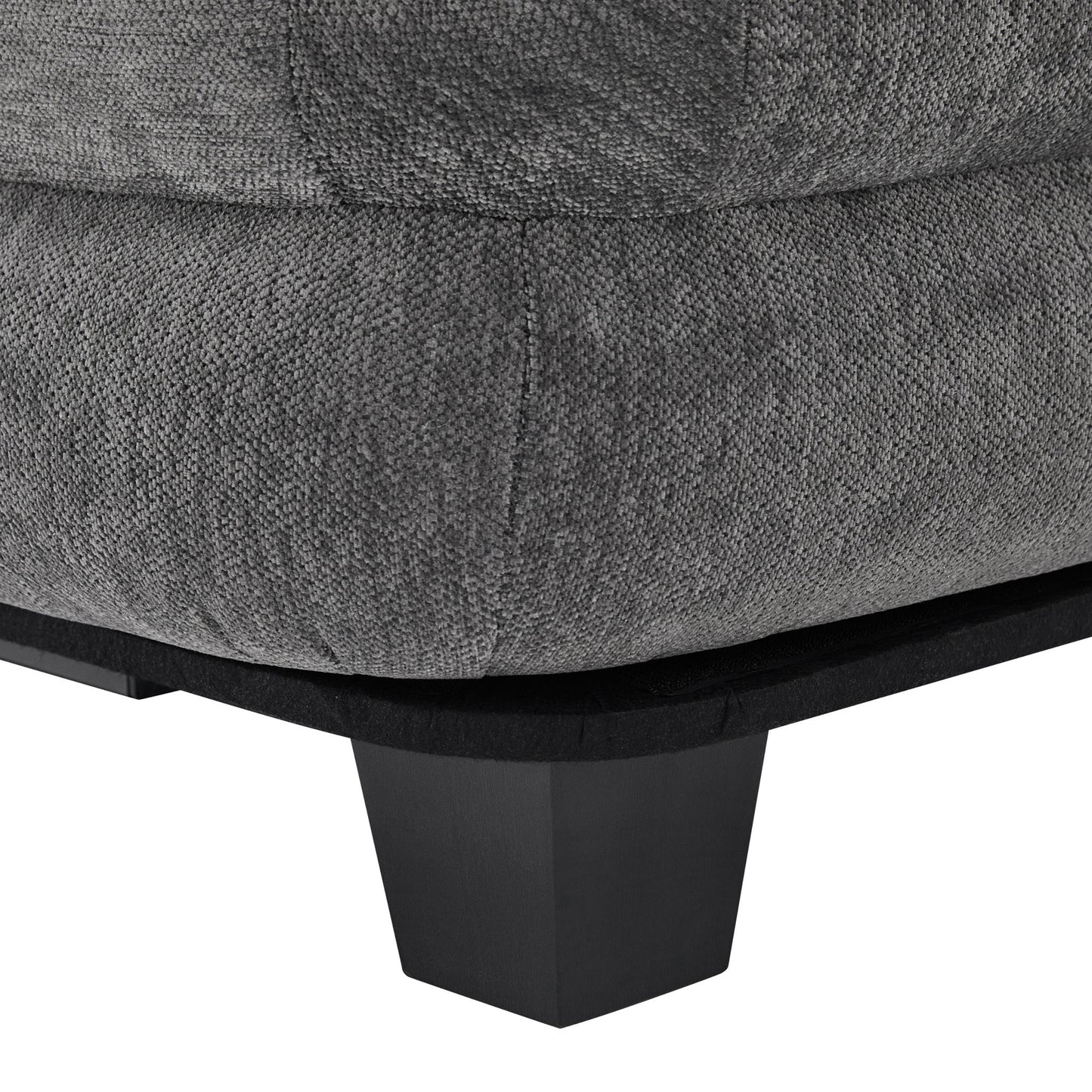 Oversized Chaise Lounge Sofa Bed With Deep Seat And Layered Armrests