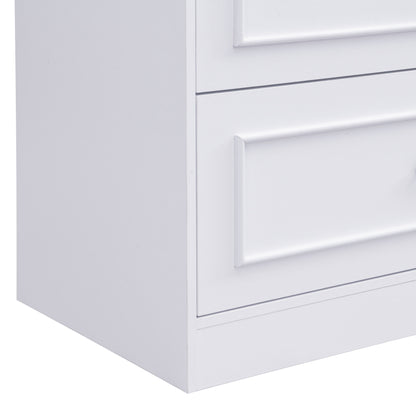 Arched Top Storage Cabinet With Fixed 2 Tier Shelves, 2 Large Drawers