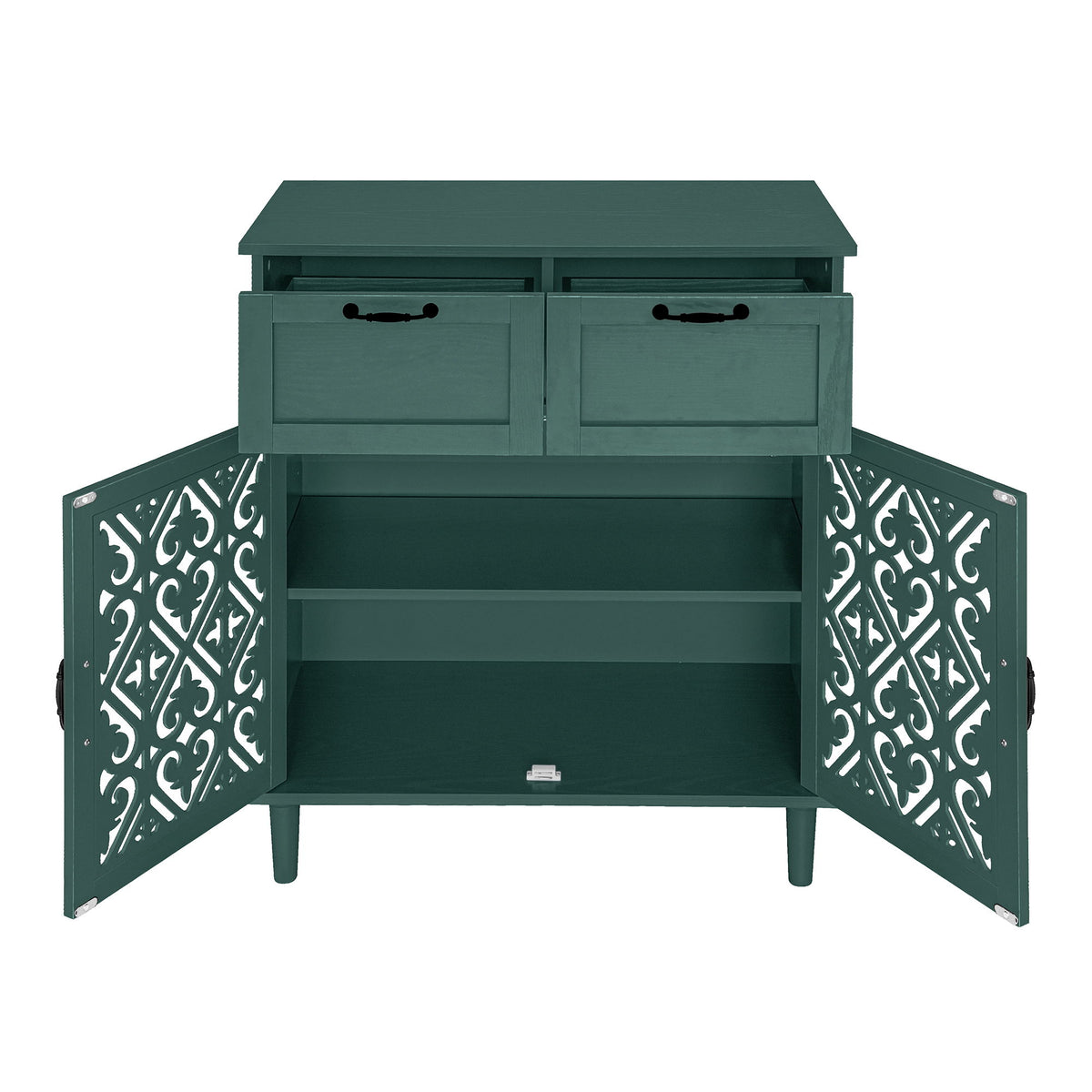 2 Door 2 Drawer Elegant Cabinet