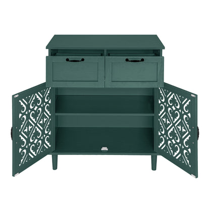 2 Door 2 Drawer Elegant Cabinet