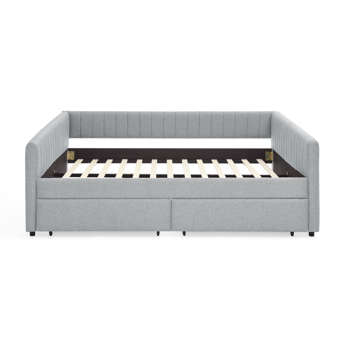 Upholstered Queen Daybed With 2 Drawers