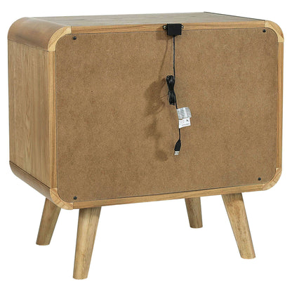 Winston - 2 Drawer Nightstand - Ash Brown