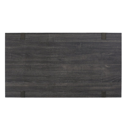 Abitha - Coffee Table With Industrial Powder Coated Metal Legs