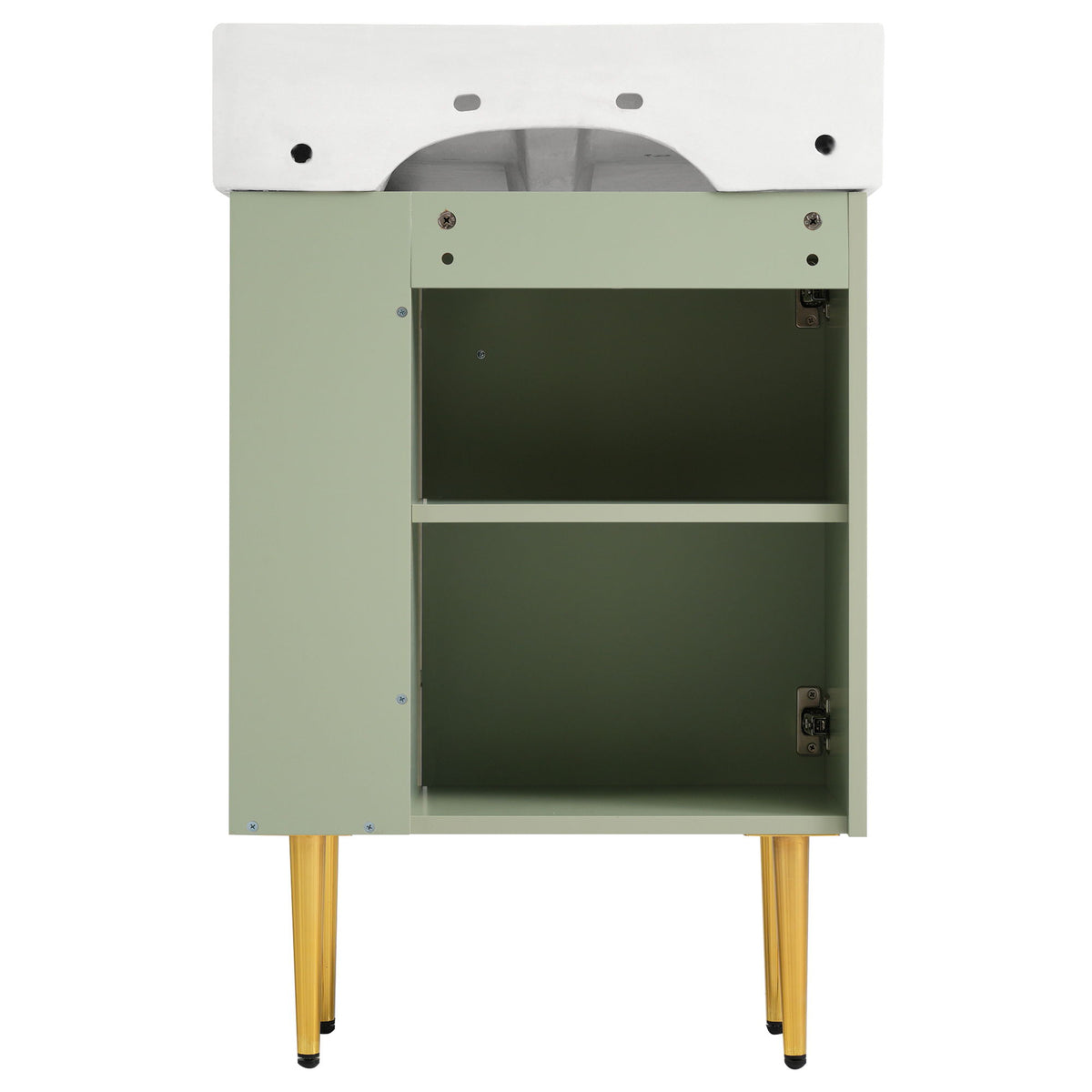 Bathroom Vanity, Combo Cabinet, Bathroom Storage Cabinet, Single Ceramic Sink