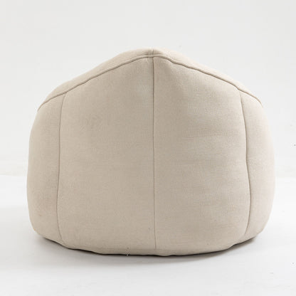 Bedding Bean Bag Sofa Chair High Pressure Foam With Footrest