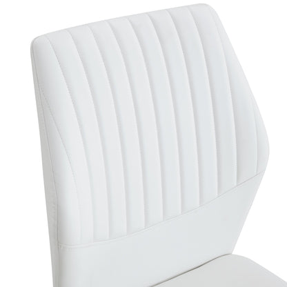 Luxury Simple High Resilience Dining Chair With Metal Legs