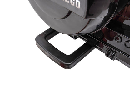 12V7A 30W*2 Four-Wheel Drive Seat One Button Start, Forward And Backward, High And Low Speed, Music, Front Light, Power Display, Two Doors Can Open, 2.4G R / C, Seat Belt Four Wheel Absorber