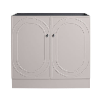 Modern Freestanding Bathroom Vanity With Soft Close Cabinet Doors