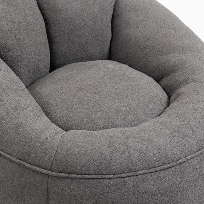 Bedding Bean Bag Sofa Chair High Pressure Foam With Footrest