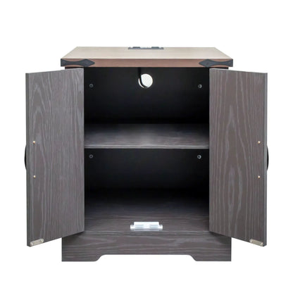 Nightstand With Adjustable Shelf