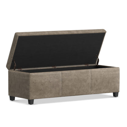 Avalon - Contemporary Storage Ottoman Bench