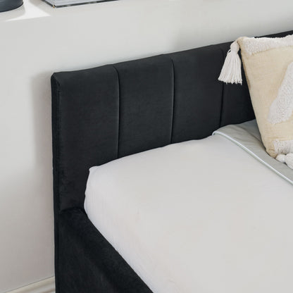 Upholstered Tufted Daybed Frame With Storage Drawers