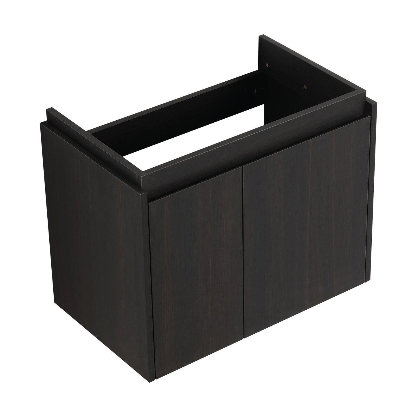 Modern Bathroom Vanity With Ceramic Basin, Wall Mounted Floating Sink Combo, Storage Cabinet