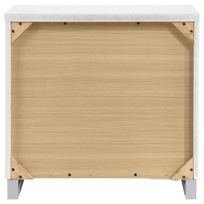 Dulcey - 2 Drawer Nightstand - Gloss White