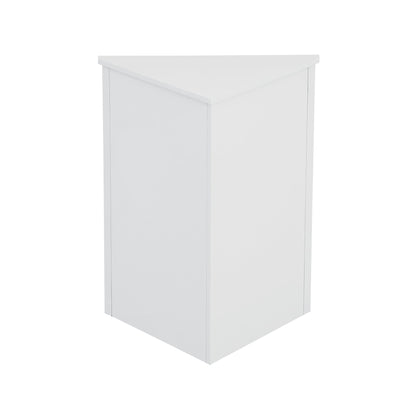 Triangle Bathroom Storage Cabinet With Adjustable Shelves, Freestanding Floor Cabinet For Home Kitchen