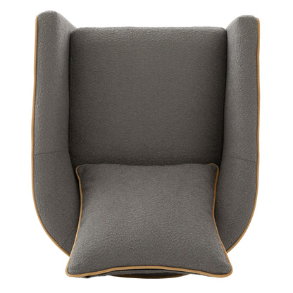 Swivel Accent Chair, Rotating Base, For Living Room