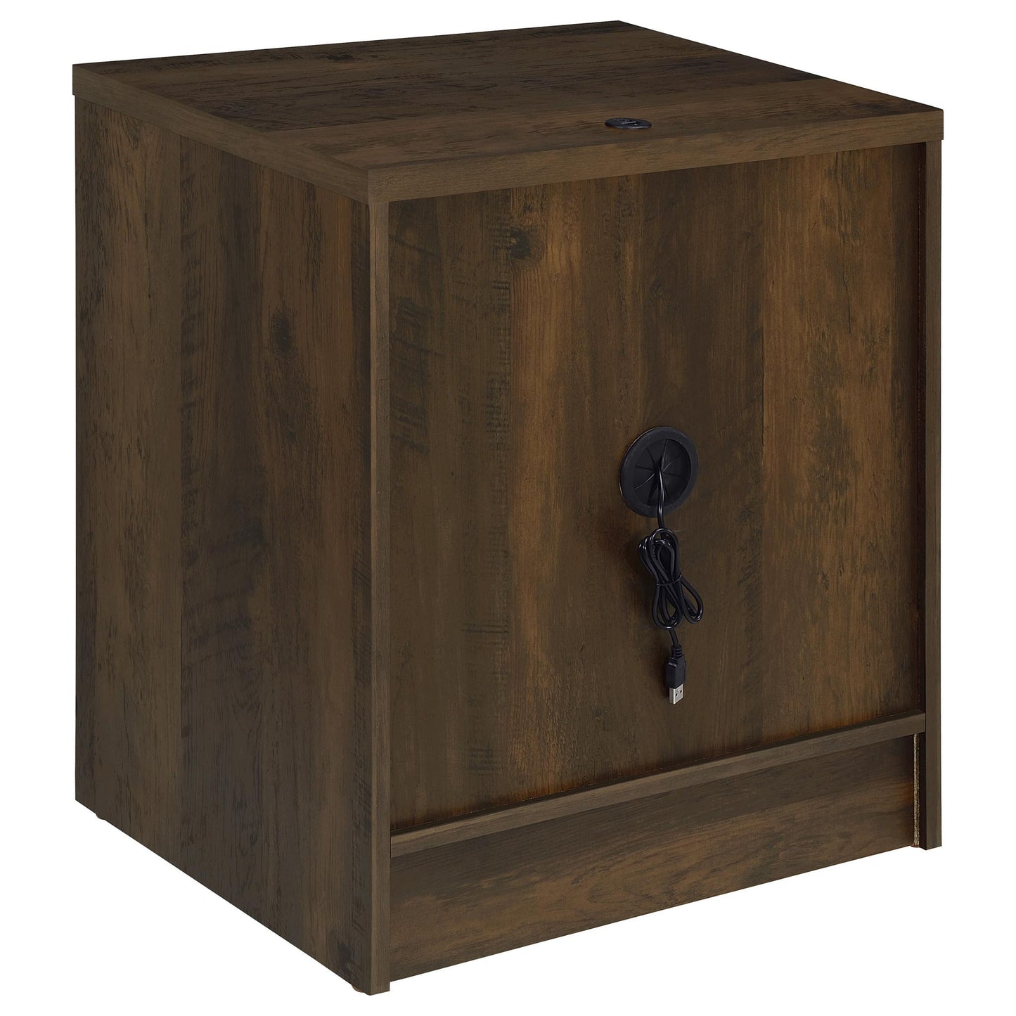 Geary - 2 Drawer Nightstand With LED Lights And USB Charging Ports